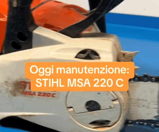 Prima parte Pulizia Motosega STIHL MS 220C