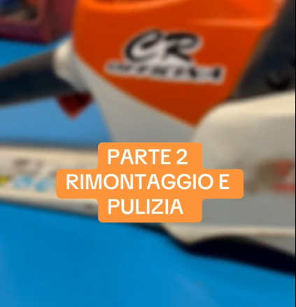 Seconda parte puizia Motosega STIHL MS 220C